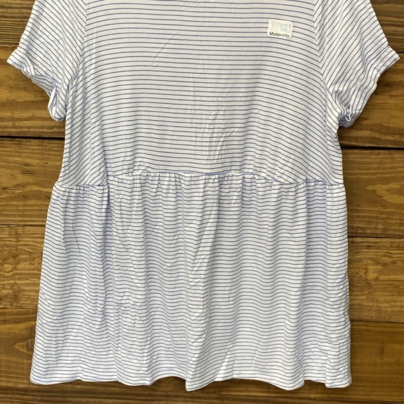 Maternity Babydoll Short Sleeve T-shirt - Picture 9 of 11